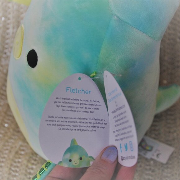 New 7" Fletcher Pterodactyl Squishmallow Canada Australia Exclusive Plush NWT - Picture 3 of 6
